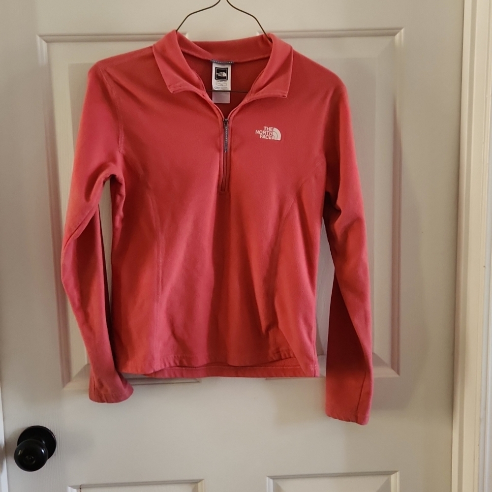 The North Face Large Girls Salmon Pullover - Picture 1 of 7